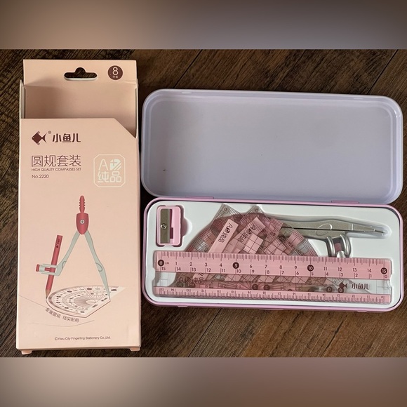 Pink Ruler and Measuring Set - Picture 3 of 6